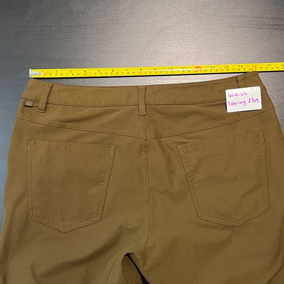 Lululemon ABC Slim Warpstreme Pants - Men's Size 32 X 27 - Brown - Picture 11 of 13